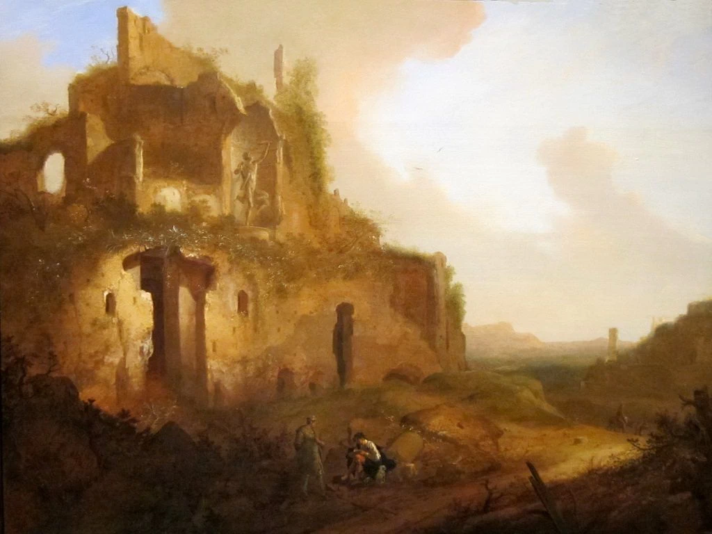 Paesaggio italiano con rovine - Dayton Art Institute